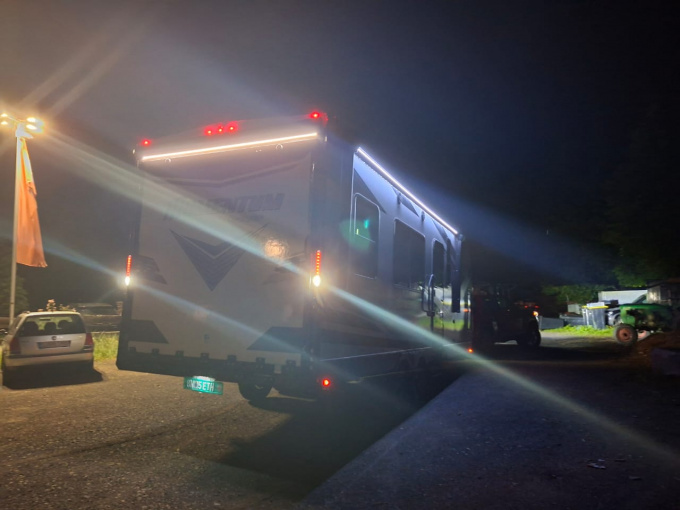 Ночная стоянка после прибытия