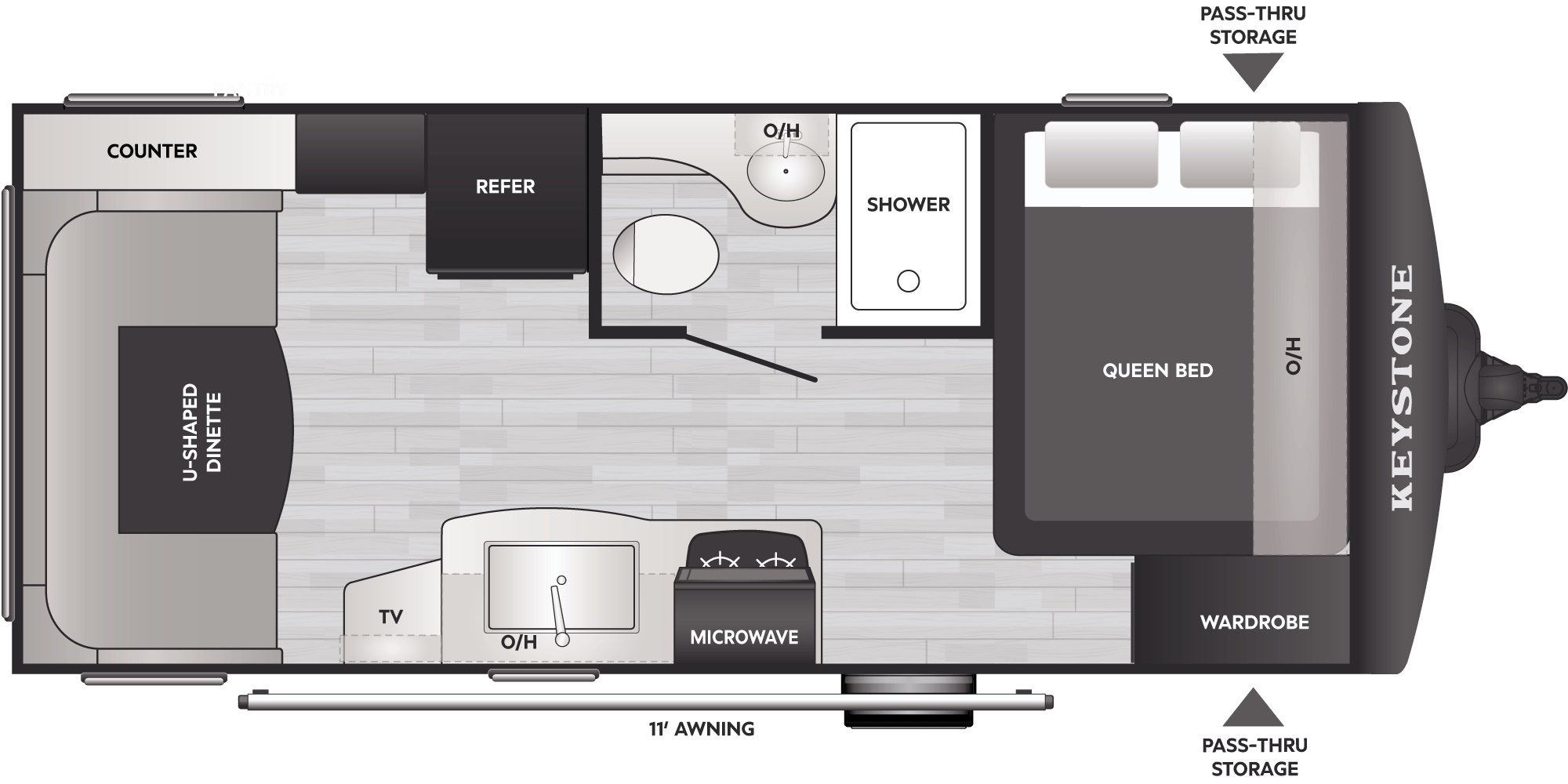 Схема модели Keystone Bullet 1900RD