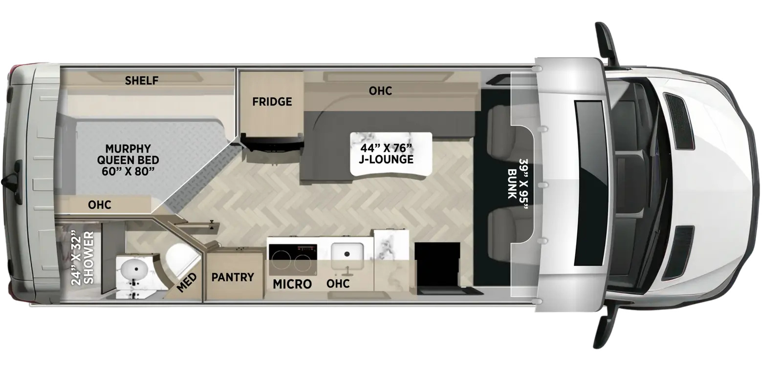 Схема модели Coachmen Cross Trail 22XG