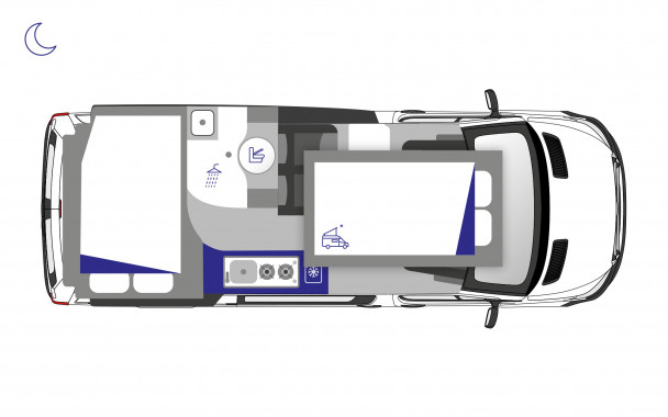 Схема модели Westfalia James Cook, 600 D