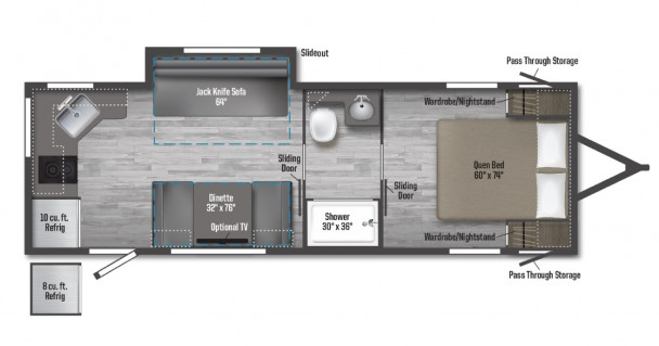 Схема модели Winnebago M-SERIES, 2326RK
