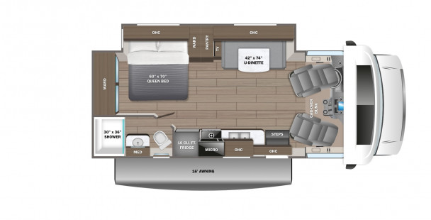 Схема модели Jayco Redhawk, 24B