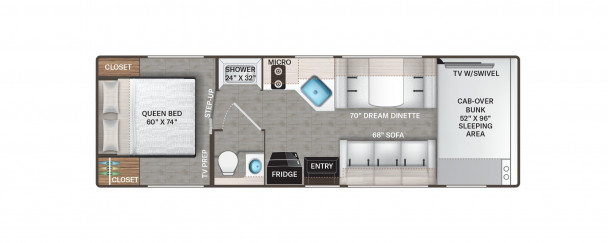 Схема модели Thor Four Winds, 28G