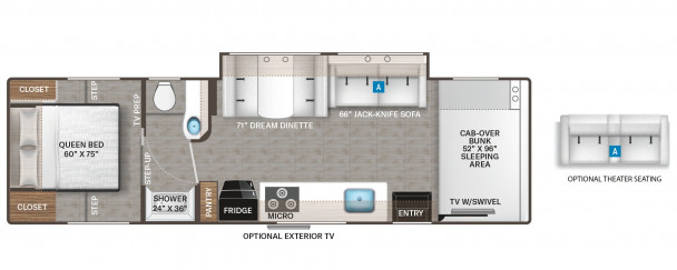 Схема модели Thor Four Winds, 31H