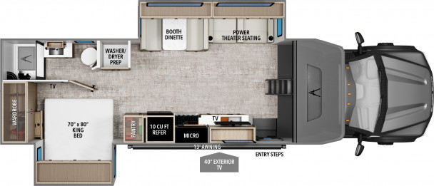 Схема модели Grand Design Lineage, 31ZW