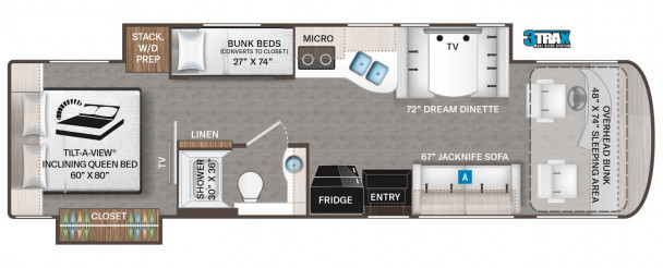 Схема модели Thor Palazzo, 33.5