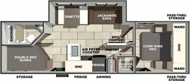 Схема модели Prime Time Tracer, 275BH