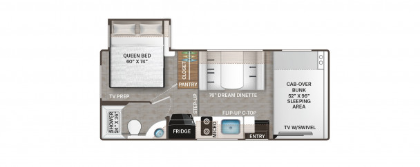 Схема модели Thor Four Winds, 22Z