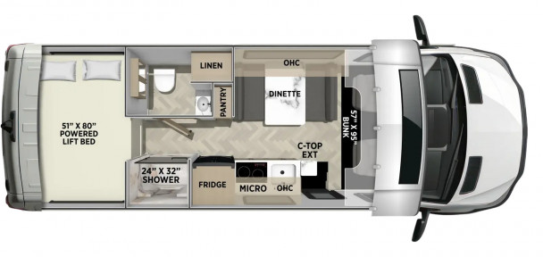 Схема модели Coachmen Cross Trail, 20XG