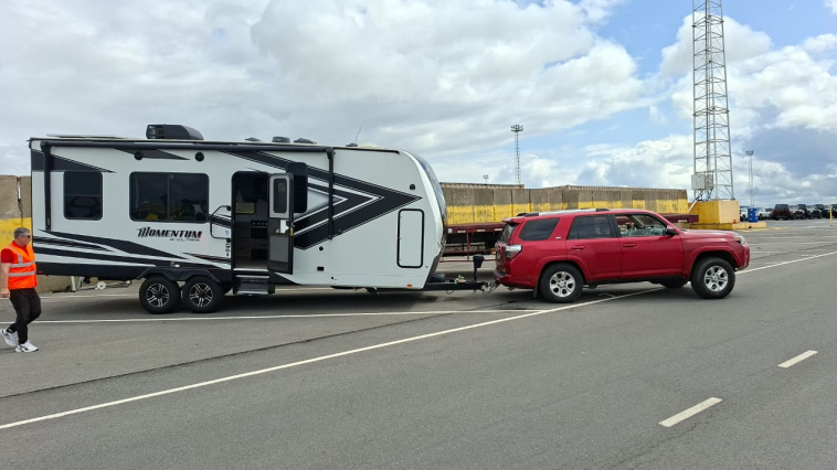 Последний осмотр перед вывозом из порта