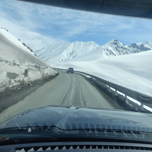 Красивый вид на горы