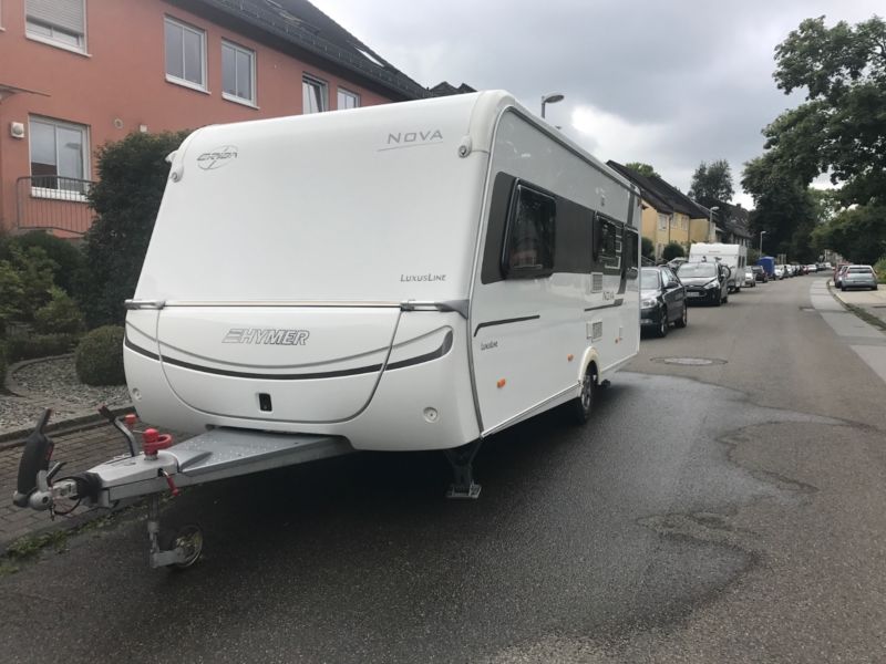 Схема модели HYMER / ERIBA Nova 541