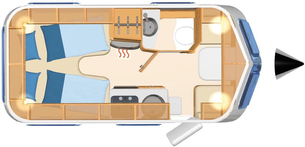 HYMER / ERIBA / HYMERCAR Eriba Touring Troll 542 GT Paket, 1. Hand