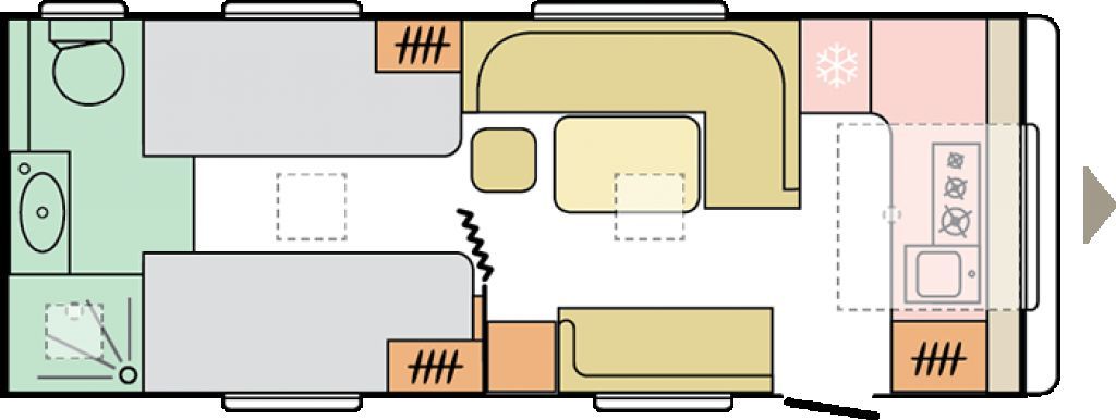 Adria Adora 613 HT 170W Solar, Fahrradträger,Duo