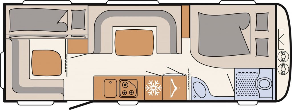 Dethleffs Camper 650 FMK SnowPlus, Vollausstattung