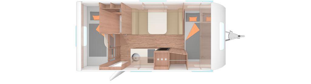 Weinsberg CaraCito 470 QDK 1500 kg / UnterflurklimaWeinsberg CaraCito 470 QDK 1500 kg / Unterflurklima