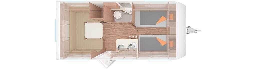 Weinsberg CaraOne 480 EU 3 Pakete/1500kg/ServiceklappeWeinsberg CaraOne 480 EU 3 Pakete/1500kg/Serviceklappe