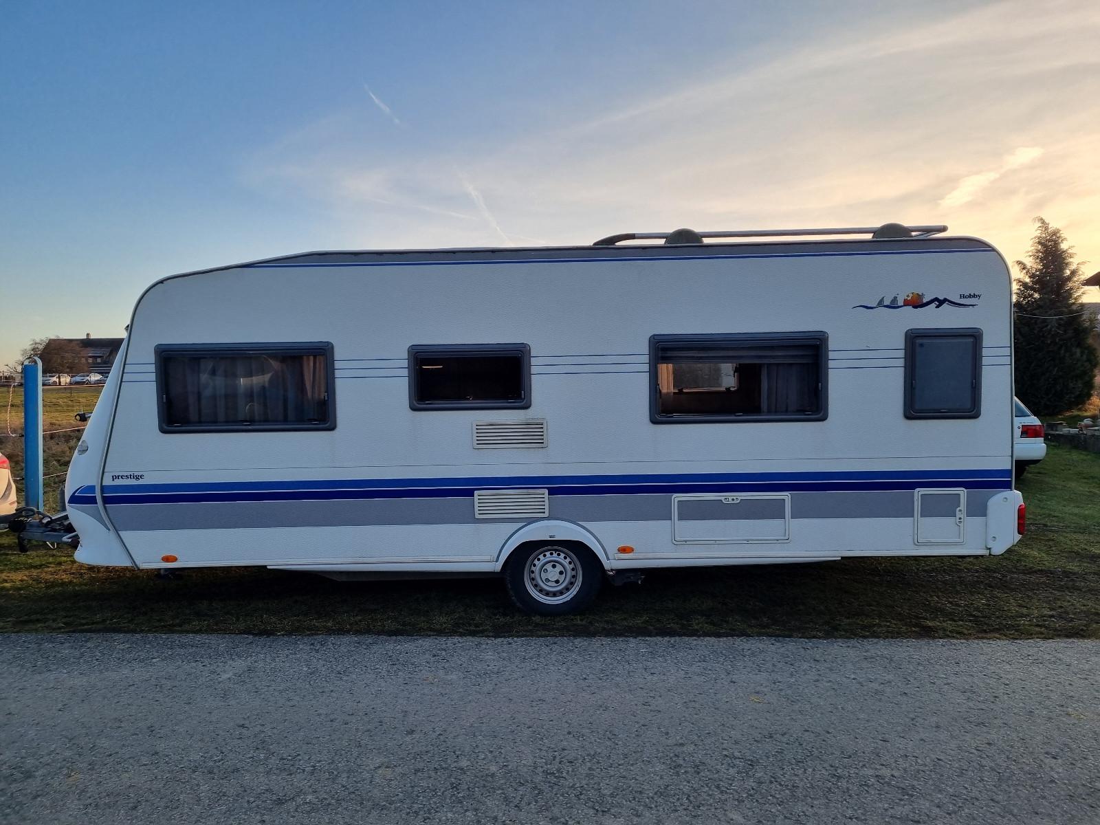 Hobby Prestige 560 Heckbad Mover Klima Vorzelt Längsb.Hobby Prestige 560 Heckbad Mover Klima Vorzelt Längsb.