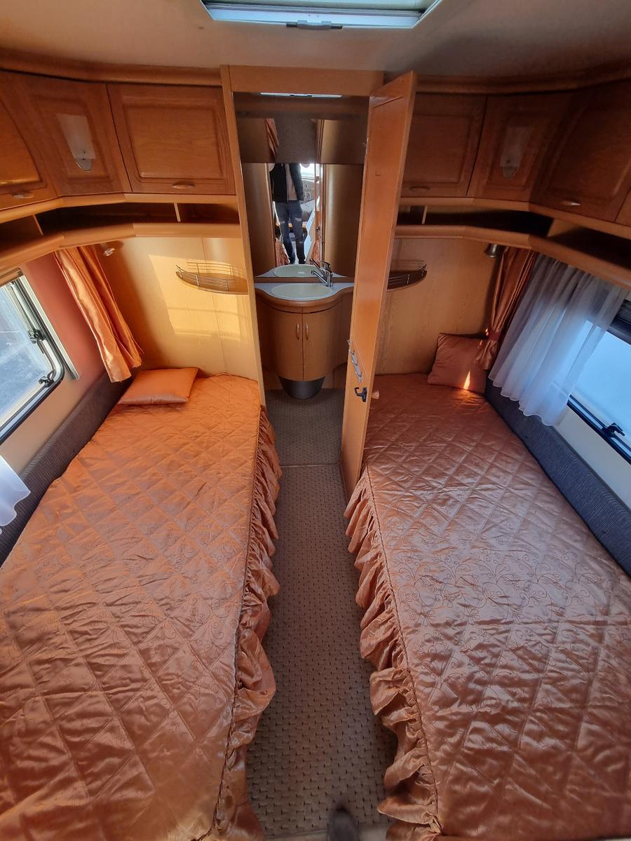 Hobby Prestige 560 Heckbad Mover Klima Vorzelt Längsb.Hobby Prestige 560 Heckbad Mover Klima Vorzelt Längsb.