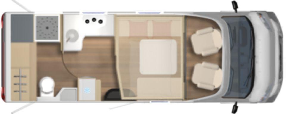 Bürstner Delfin T 680 G Winterpak., Lithium, Luftfed.Bürstner Delfin T 680 G Winterpak., Lithium, Luftfed.