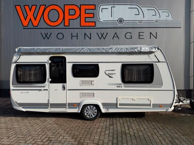 Fendt 465 TG Bianco Mover Vorzelt FahrradträgerFendt 465 TG Bianco Mover Vorzelt Fahrradträger