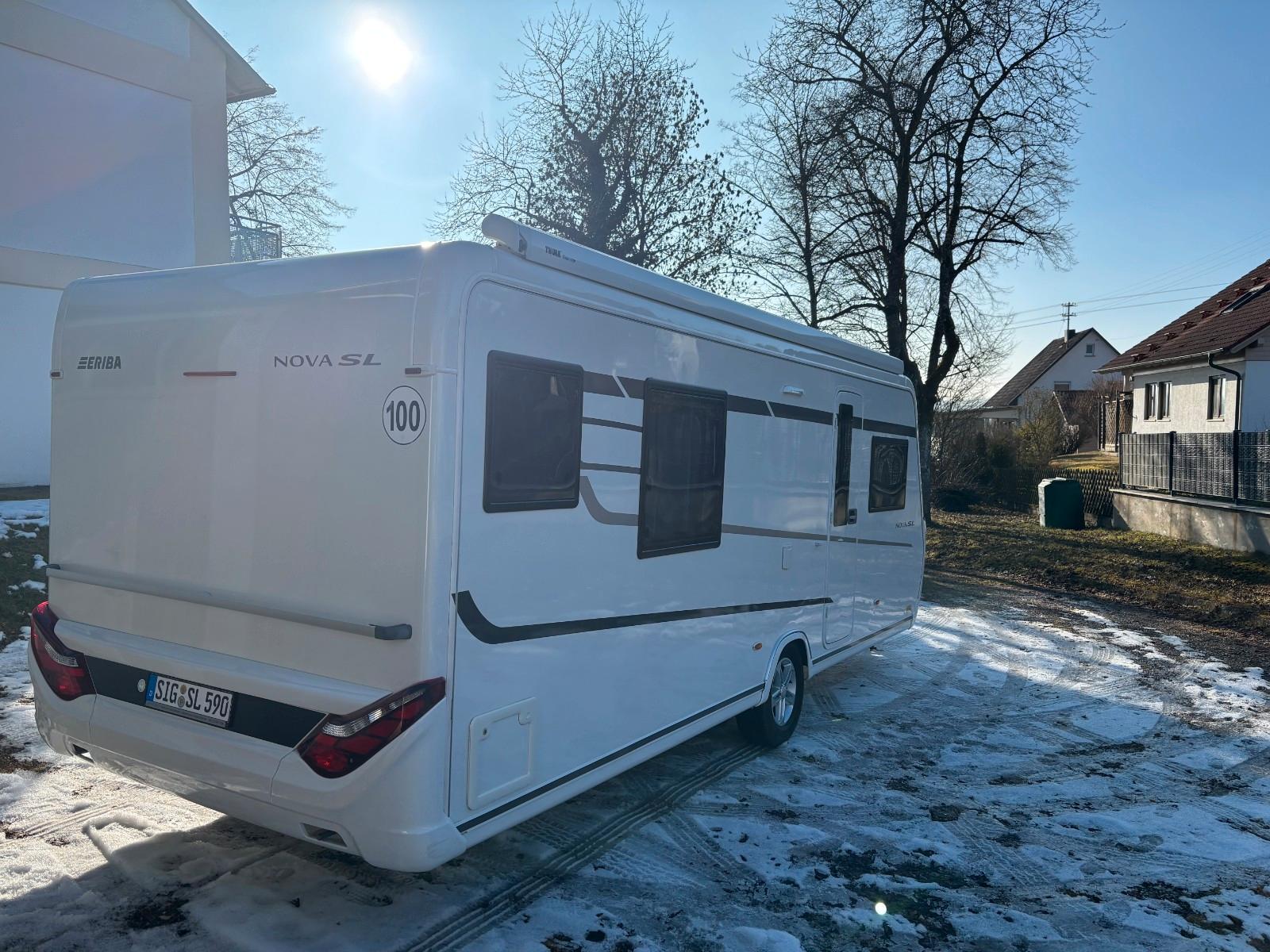 HYMER / ERIBA / HYMERCAR NOVA 590 SL -Leder, Klima, Mover, Markiese- TopHYMER / ERIBA / HYMERCAR NOVA 590 SL -Leder, Klima, Mover, Markiese- Top