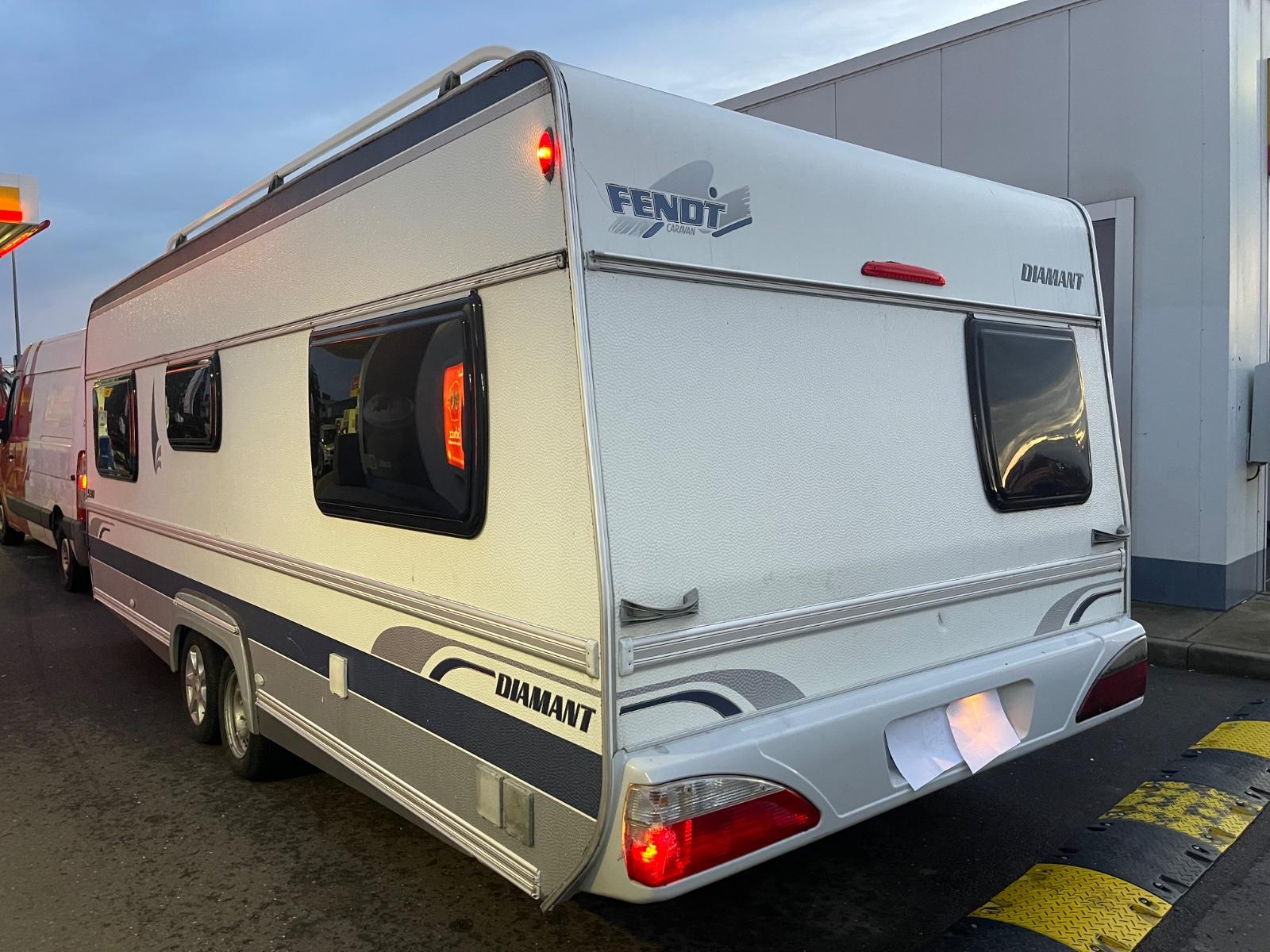 Fendt Diamant 590/Klima/Duschkabine/Gr Kūhlschk/AluFendt Diamant 590/Klima/Duschkabine/Gr Kūhlschk/Alu