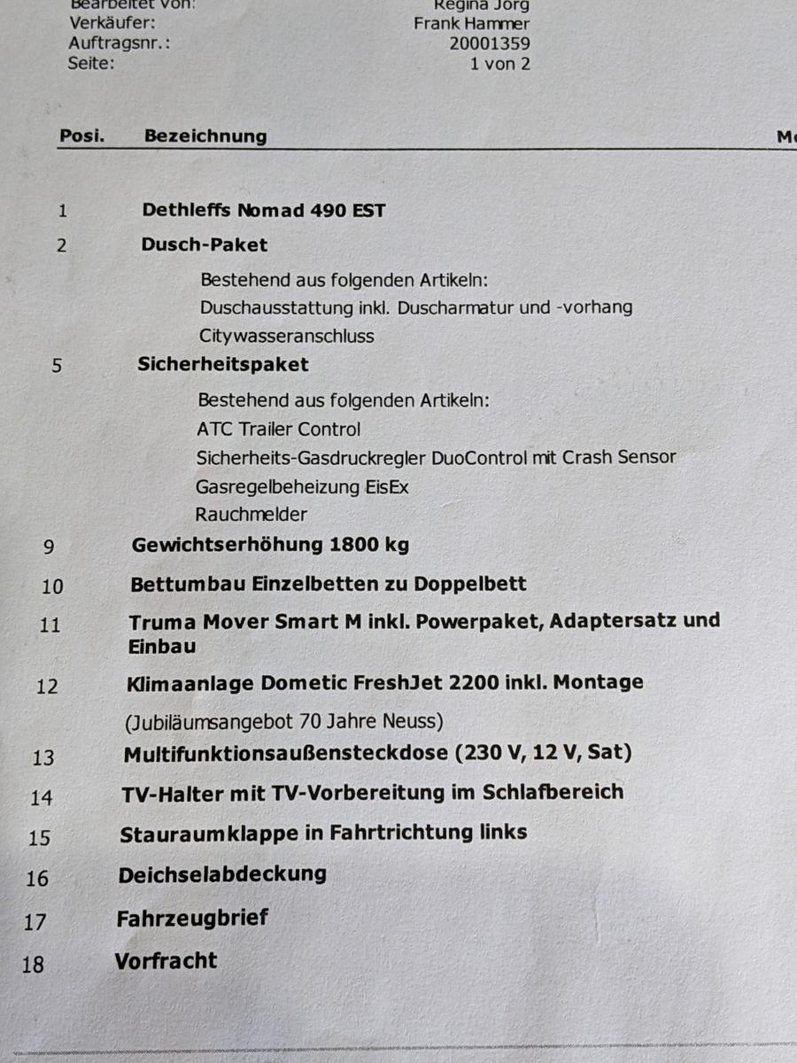 Dethleffs Nomad 490 estDethleffs Nomad 490 est